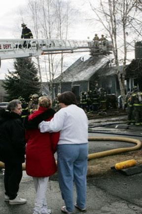 March 24, 2006 Mutual aid to Brewster | Structure Fire | Fieldstone Pond | Pictures Copyright © 2006 Photos:  Frank Becerra Jr. / The Journal News, County Car 2 (Ron Davies), and John Marshall.